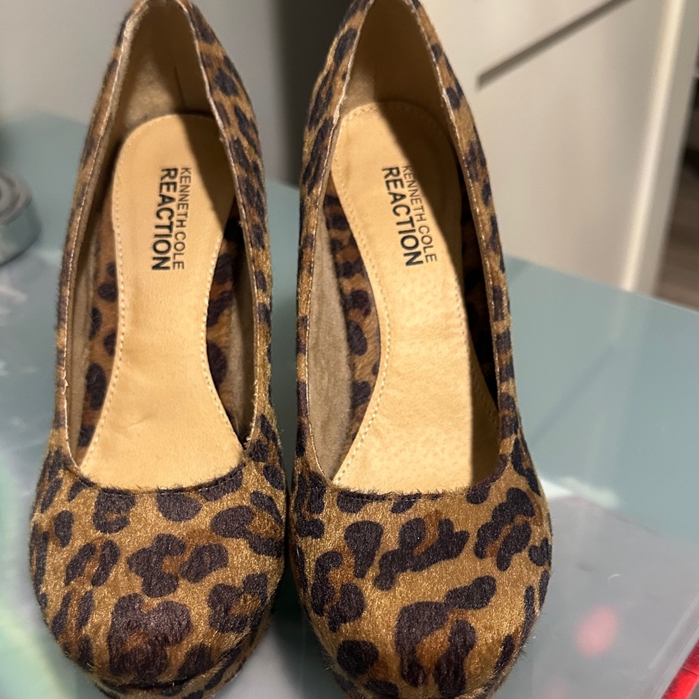 Kenneth Cole Reaction Animal Print Heels